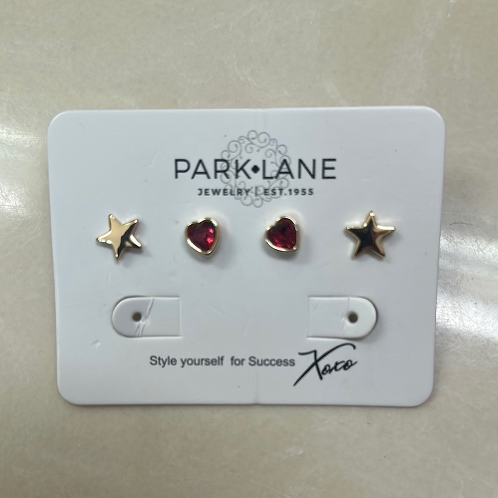 Park Lane Gold and Red Jewelry Set
